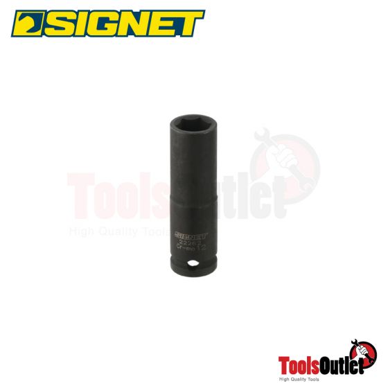 3/8” IMPACT SOCKET ลูกบ๊กซ์ลมยาว 6 เหลี่ยม 3/8” SIGNET