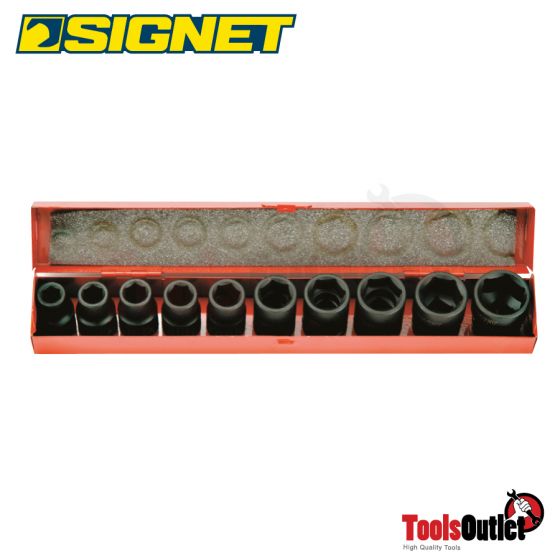1/2” IMPACT SOCKET SET บ๊อกซ์ลมชุด 1/2” SIGNET