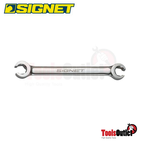 OFFSETT FLARE NUT WRENCH (FULLY POLISHED) ประแจปากตายขันหัวน็อต SIGNET
