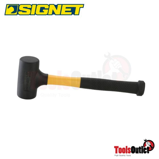 SHOCKLESS NBR HAMMER YELLOW COLOR ค้อนไร้แรงสะท้อน SIGNET