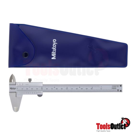 Vernier Caliper เวอร์เนียแคลิเปอร์ Mitutoyo รุ่น 530-104 (0.05X0-6"/150มิล)