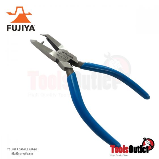 Angle Plastic Cutting Nippers (flat blade) คีมตัดพลาสติก Fujiya รุ่น 920-125