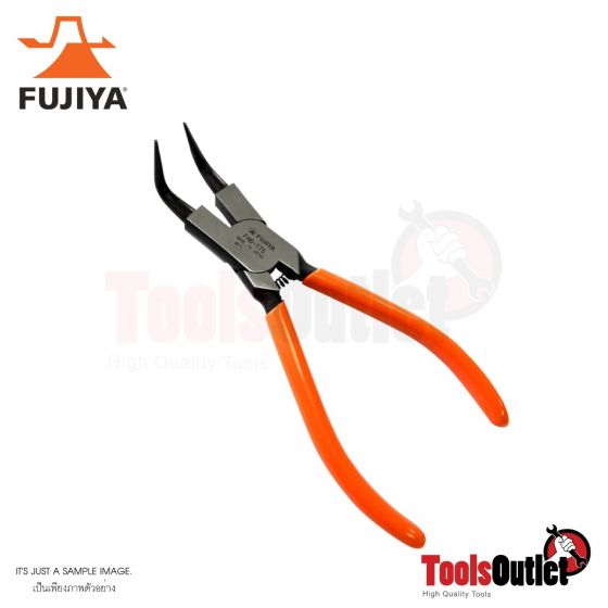 Snap Ring Pliers Internal Close (bent) คีมหุบแหวนปากงอ Fujiya รุ่น FHB-175