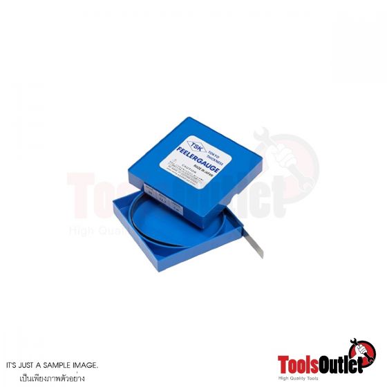 Thickness Gauge Tape ฟิลเลอร์เกจแสตนเลสม้วน ขนาด 0.20X12.7X1M รุ่น TSK-0.20-1M