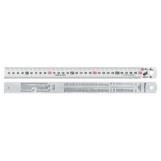 Metal Rules (111288)ไม้บรรทัดมิลล้วนสแตนเลส SK Niigata Seiki รุ่น SV-300KD
