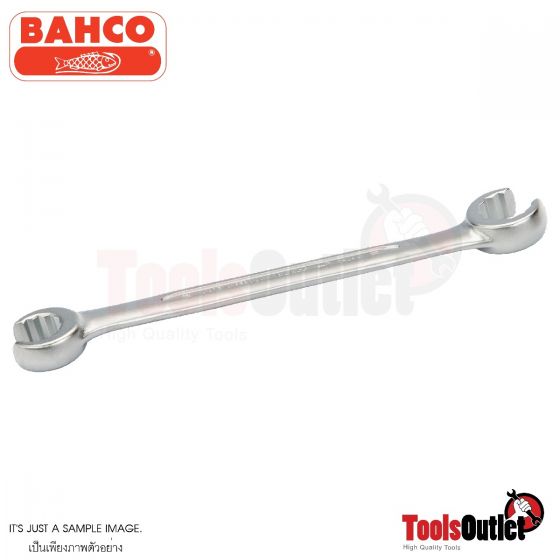 Metric Double End Offset Flare Nut Wrenches with Chrome Finish ประแจแหวนหัวผ่า ขนาด 12X14 มิล BAHCOรุ่น 1949M-12-14
