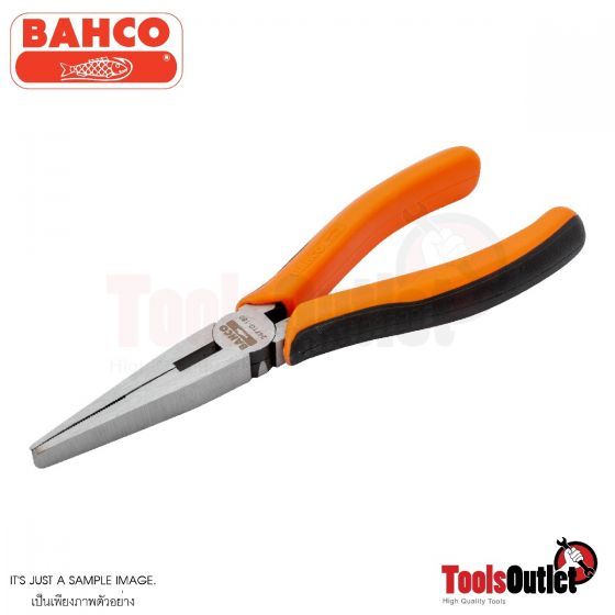 Long Flat Nose Pliers with Dual-Component Handles and Lacquered Finish คีมปากแบนยาว ยาว 160 มิล BAHCO รุ่น 2471G-160
