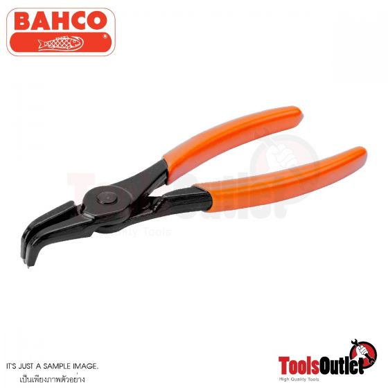 Internal Circlip Pliers with 90° Offset Jaws and Phosphate Finish คีมหุบแหวนปากงอ ขนาด12-25มิล (29.140) BAHCO รุ่น 2890-140