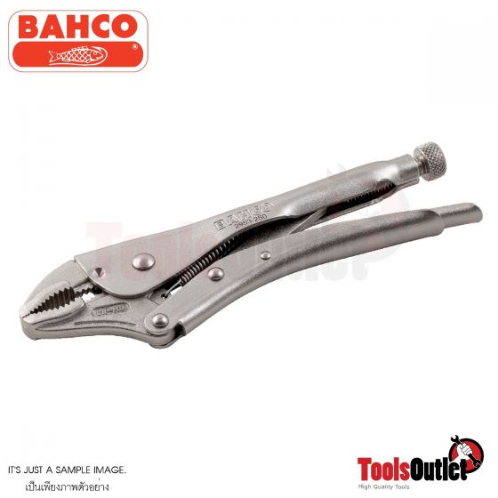 Self Grip Locking Pliers with Curved Jaws คีมล๊อคปากโค้งไม่มีปากตัดลวด ยาว 300 มิล BAHCO รุ่น 2953-300