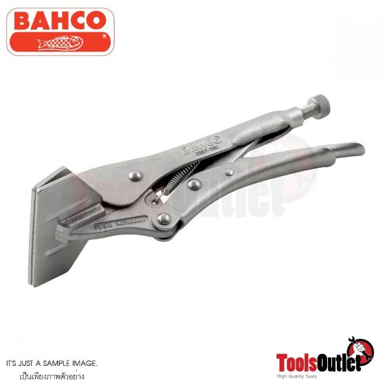 Special Grips for Sheet Metals with Nickel Finish คีมล๊อคปากแบน ยาว 180 มิล BAHCO รุ่น 2967-180