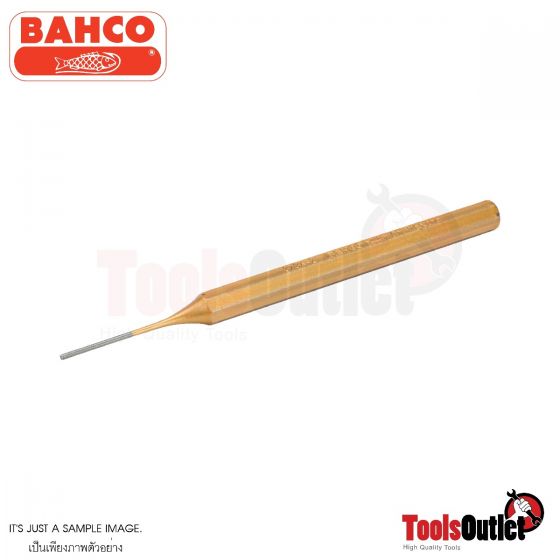 Cylindrical Drift Punches with Octagonal Shank and Lacquered Copper Finish เหล็กส่งปลายตรง BAHCO รุ่น 3734