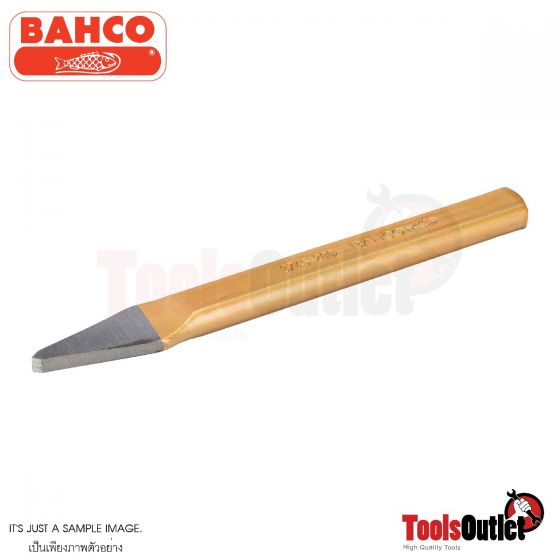 Cold Cape Chisels with Flat Oval Shank and Lacquered Copper Finish เหล็กสกัดปากจิ้งจก ขนาด 150 มิล BAHCO รุ่น 3745-150