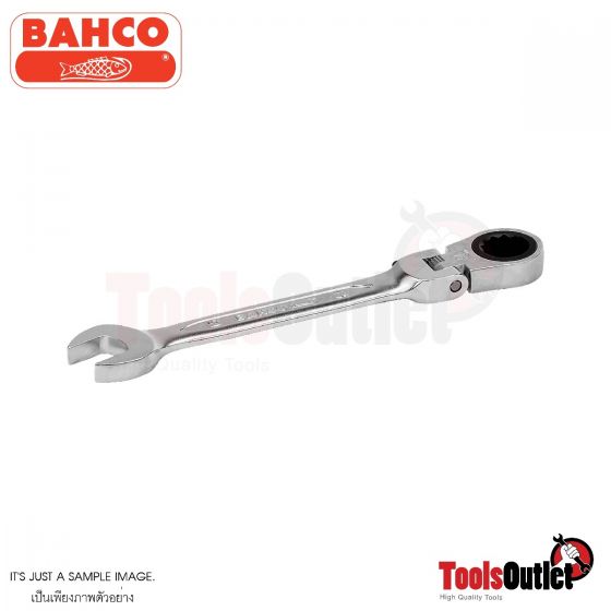 Metric Swivel Head Combination Ratcheting Wrenches with Chrome Finish ประแจปากตายข้างแหวนฟรีหัวพับได้ BAHCO รุ่น 41RM