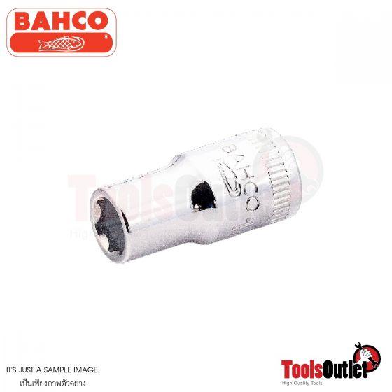 1/4" Square Drive Sockets with Imperial Hex Profile ลูกบ๊อกรู 1/4"-6 เหลี่ยม ขนาด 1/4" BAHCO รุ่น 6700SZ-1/4