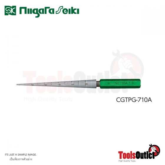 Taper Gauge (007103) เตเปอร์เกจ ขนาด 1-6mm SK Niigata Seiki รุ่น CGTPG-710A