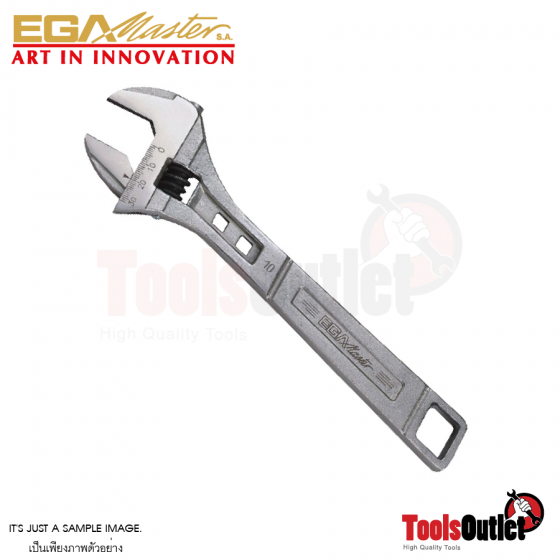 ADJUSTABLE WRENCH TITACROM® – ประแจเลื่อน EGAMASTER 10"-250 มม. #61112