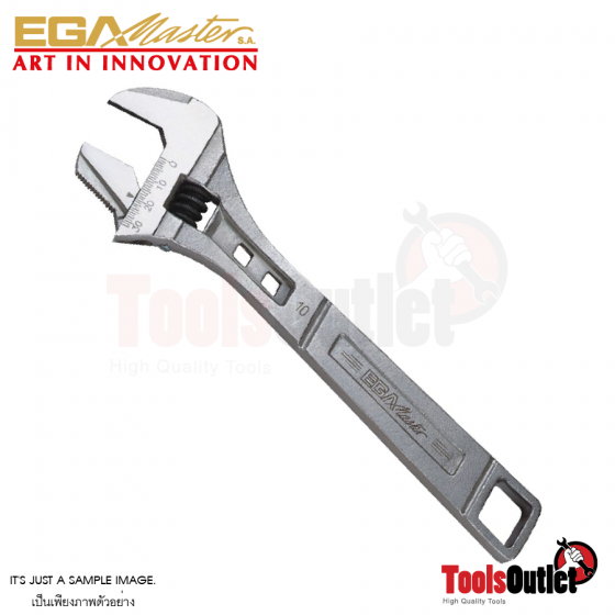 ADJUSTABLE WRENCH COMBI TITACROM® – ประแจเลื่อน EGAMASTER 10"-250 มม. #61942