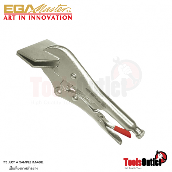 SHEET METAL GRIP PLIER TITACROM® คีมล๊อคปากแบน EGAMASTER 8" #62487