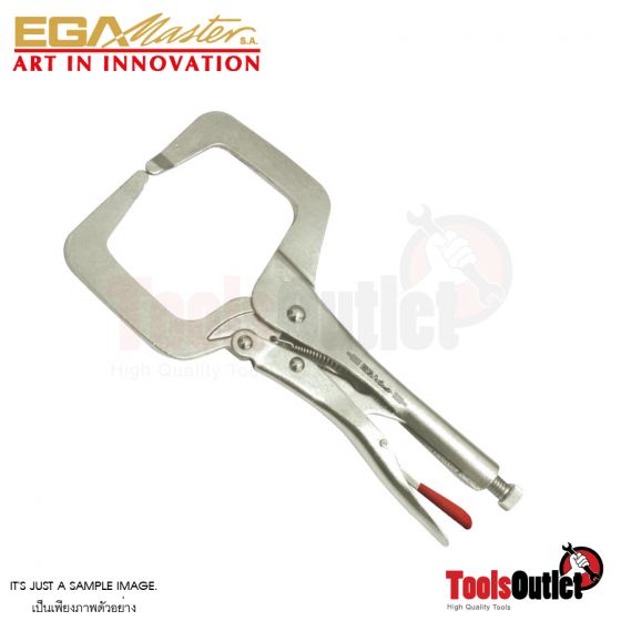C CLAMPS GRIP PLIER TITACROM® คีมล๊อคปากตัวซี EGAMASTER 11" #62492