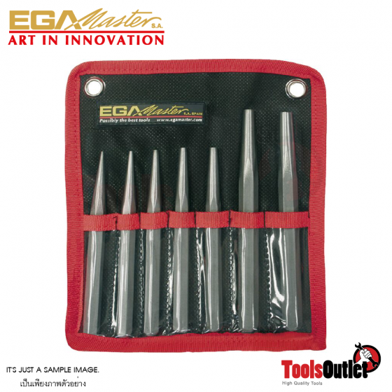 SET 7 TAPER PUNCHES เหล็กส่งตะปูชุด EGAMASTER #63764