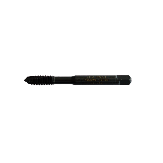 Spiral Pointed Taps for General Purpose ต๊าปเครื่องร่องตรงสีดำ YAMAWA รุ่น IPO-M10X1.5 มม.