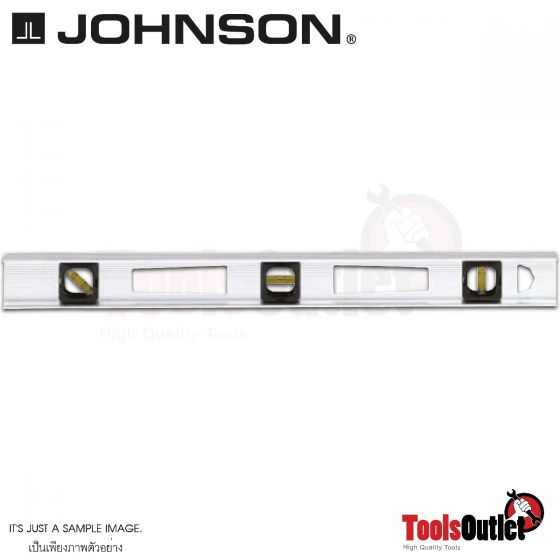 Standard Aluminum Levels ระดับน้ำอลูมิเนียม ขนาดยาว 24" Johnson รุ่น 242