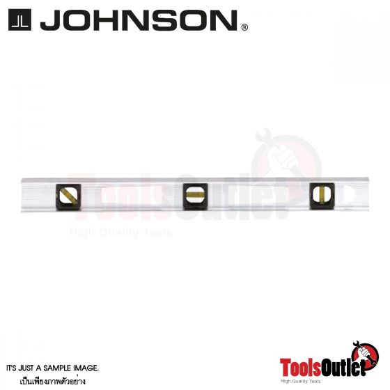 STANDARD ALUMINUM LEVELS ระดับน้ำอลูมิเนียม ขนาดยาว 18" JOHNSON รุ่น 183