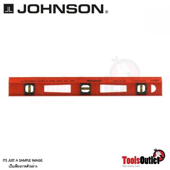 ระดับน้ำอลูมิเนียมฐานสามเหลี่ยมเสกลมิล ขนาด 36" JOHNSON รุ่น 2636