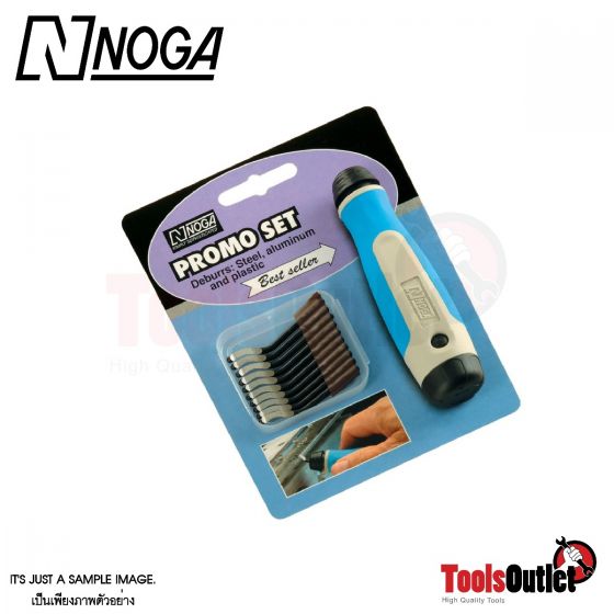 PROMO SET ชุดใบมีด 10 ใบพร้อมด้าม NOGA รุ่น NG8150