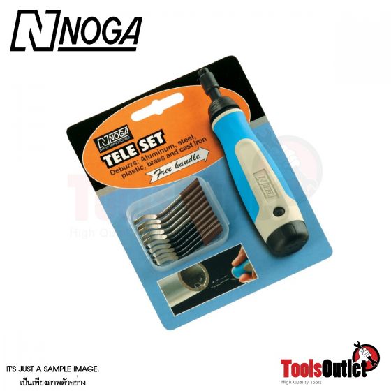 TELE SET ชุดใบมีด 10 ใบพร้อมด้าม NOGA รุ่น NG8350