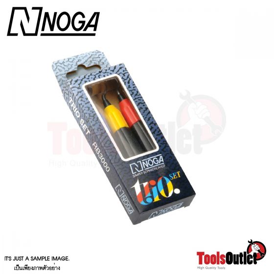 TRIO SET ชุดเครื่องมือขูดลบคม NOGA รุ่น RB3000