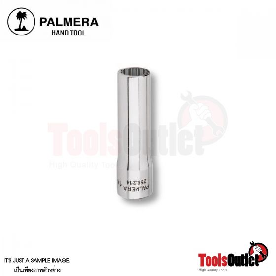 Socket bit ลูกบ๊อกยาวรู 1/2"-12 เหลี่ยม PALMERA รุ่น 256.200
