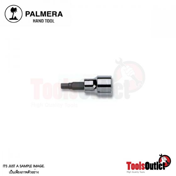 Vasos con Puntas Hexagonales ลูกบ๊อกรู 1/4" 6เหลี่ยม PALMERA รุ่น 258