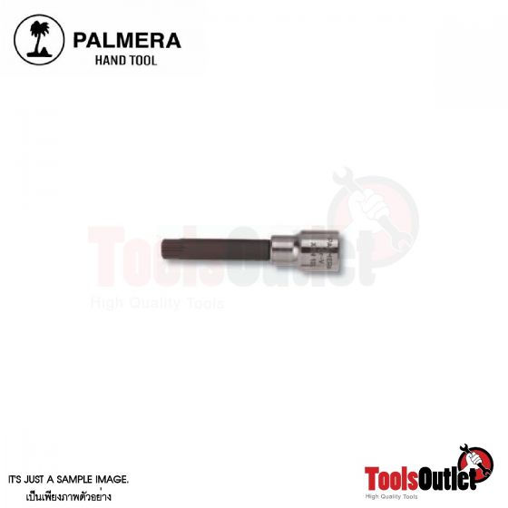 Vasos con Puntas 12 Estrías. XZN Largo ลูกบ๊อกเดือย12แฉกยาวรู 1/2"  ขนาด M.10L PALMERA รุ่น 258.565