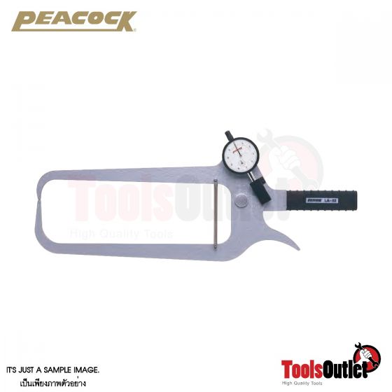 Dial Caliper Gauge ไดอัลคาลิเปอร์เกจ ขนาด 0.1X0-80mm PEACOCK รุ่น LA-22