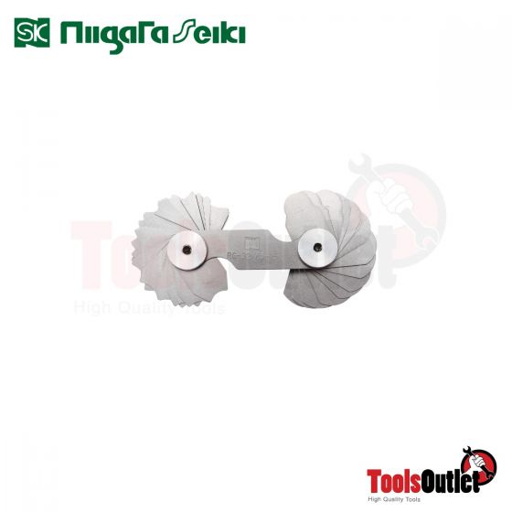 Radius Gauge (110922)เกจวัดรัศมี 7.5-15.0 มม Niigata Seiki รุ่น RG-32 SK