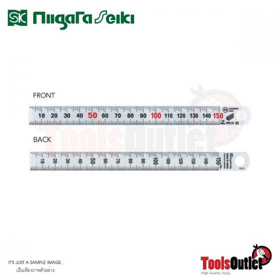 Metal Rules (111287)ไม้บรรทัดมิลล้วนสแตนเลส SK Niigata Seiki รุ่น SV-150KD