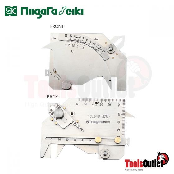 Welding Gauge (007514)เกจวัดแนวเชื่อม SK Niigata Seiki รุ่น WGU-8M