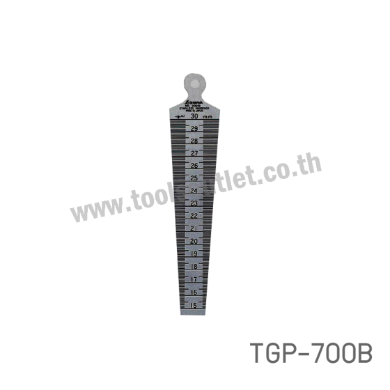 Taper Gauge (007011) เตเปอร์เกจ ขนาด 15-30mm SK Niigata Seiki รุ่น TPG-700B