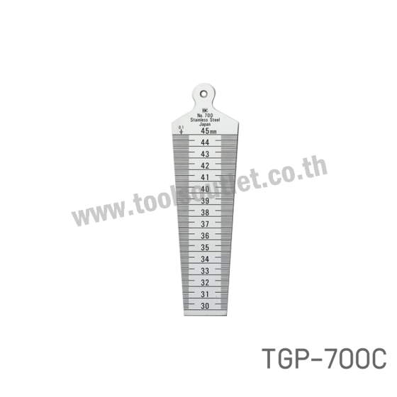 Taper Gauge (007012) เตเปอร์เกจ ขนาด 30-45mm SK Niigata Seiki รุ่น TPG-700C